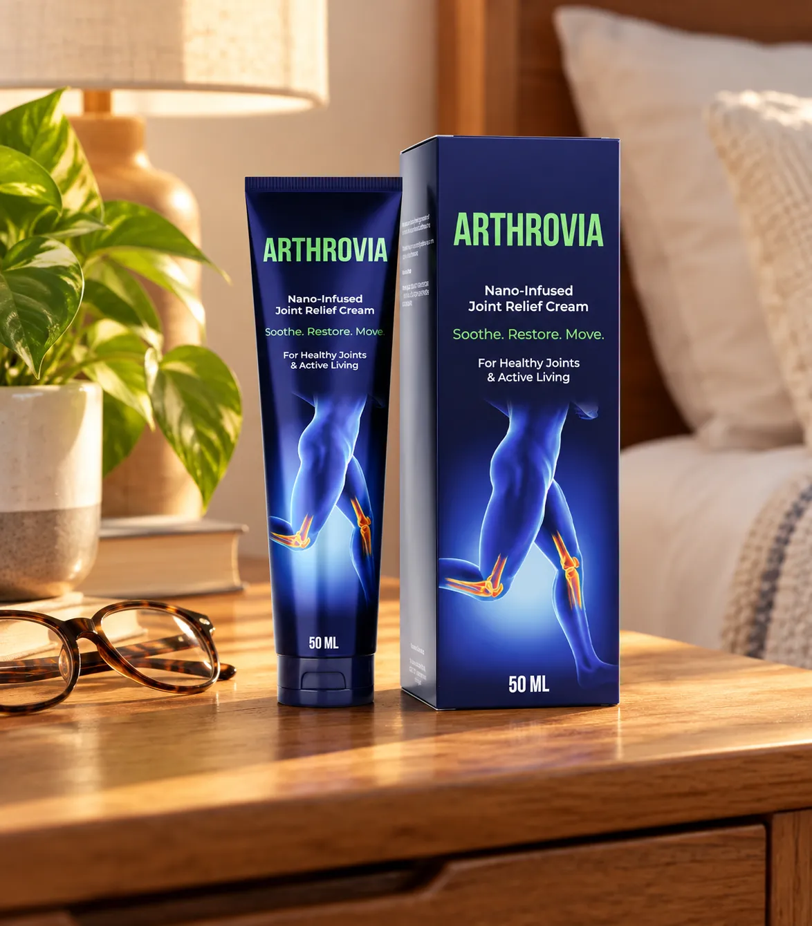 Arthrovia — Verpackung im Alltag