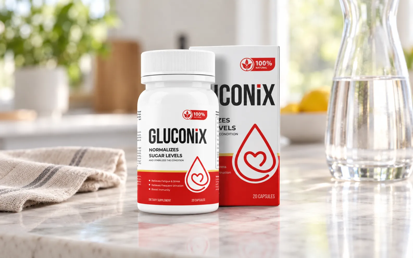 Gluconix — Verpackung im Alltag