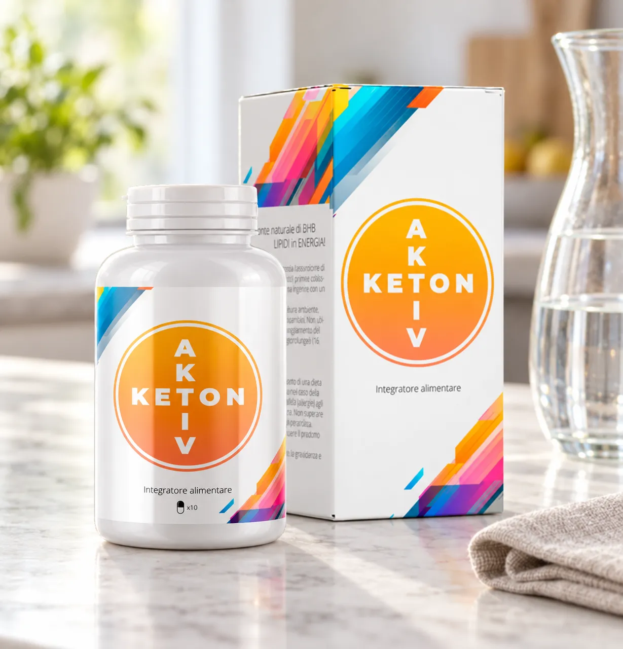 Keton Active — Verpackung im Alltag