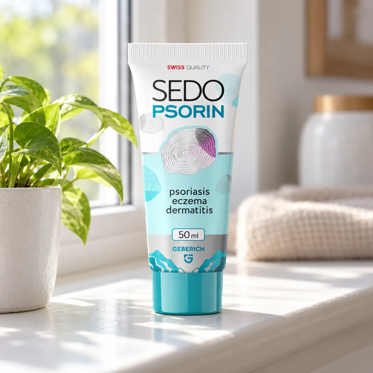 Sedopsorin — Verpackung im Alltag