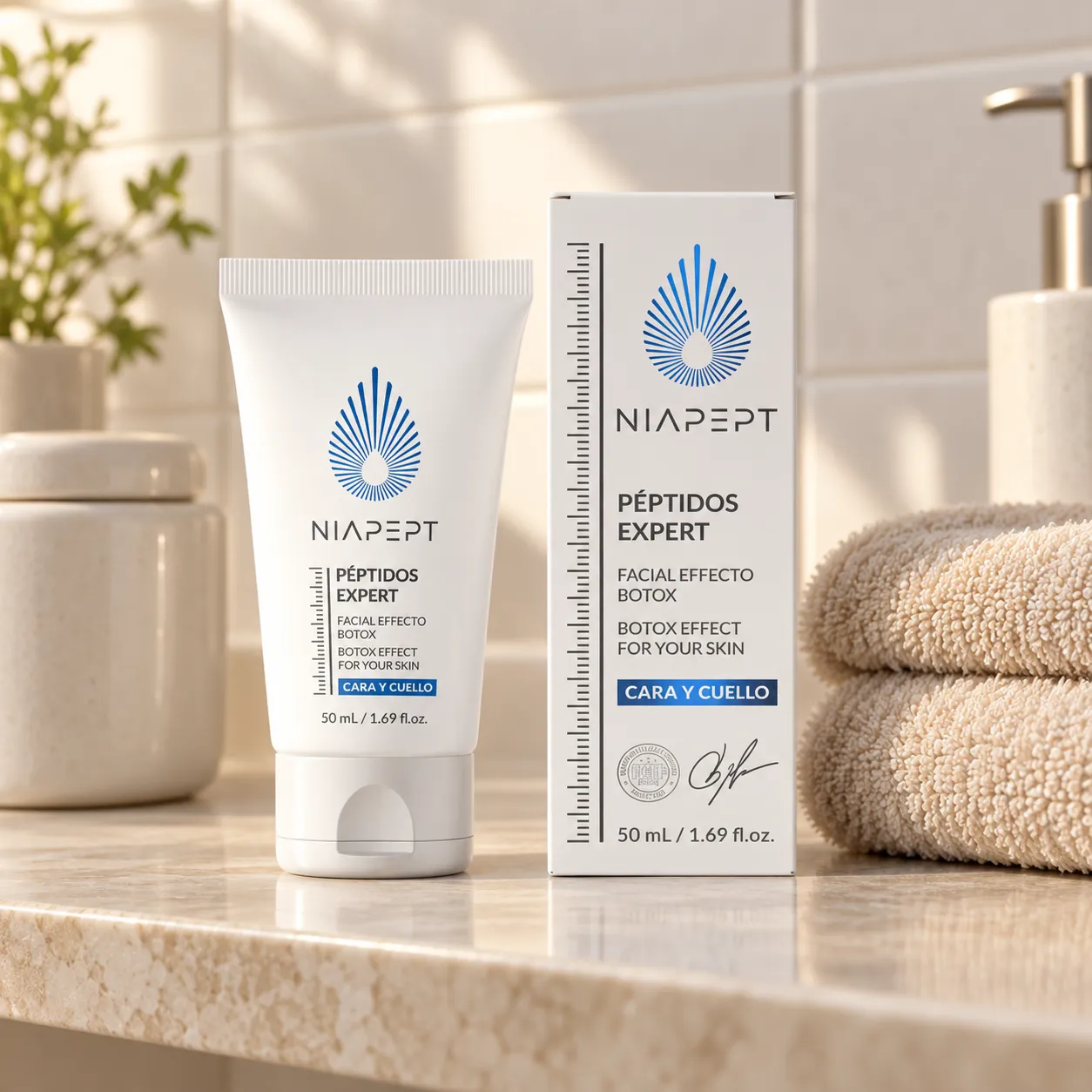 Niapept — Verpackung im Alltag