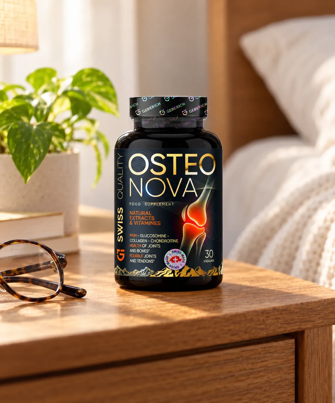 OsteoNova — Verpackung im Alltag