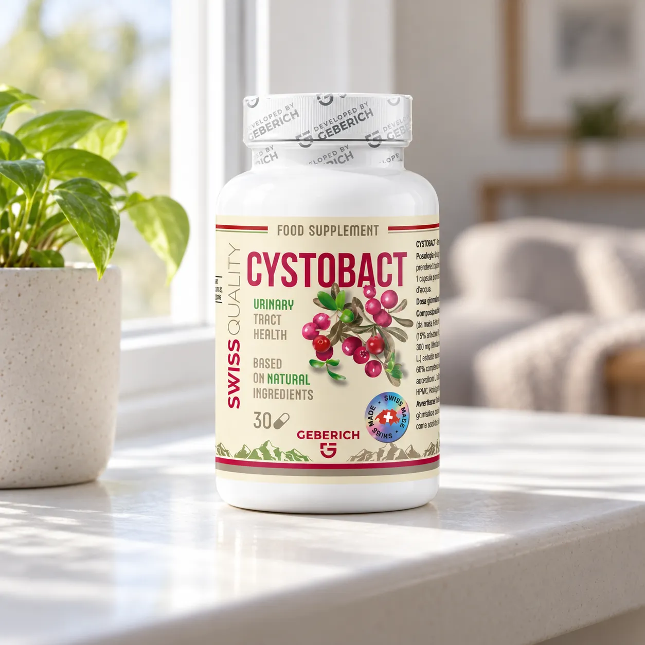 CYSTOBACT — Verpackung im Alltag