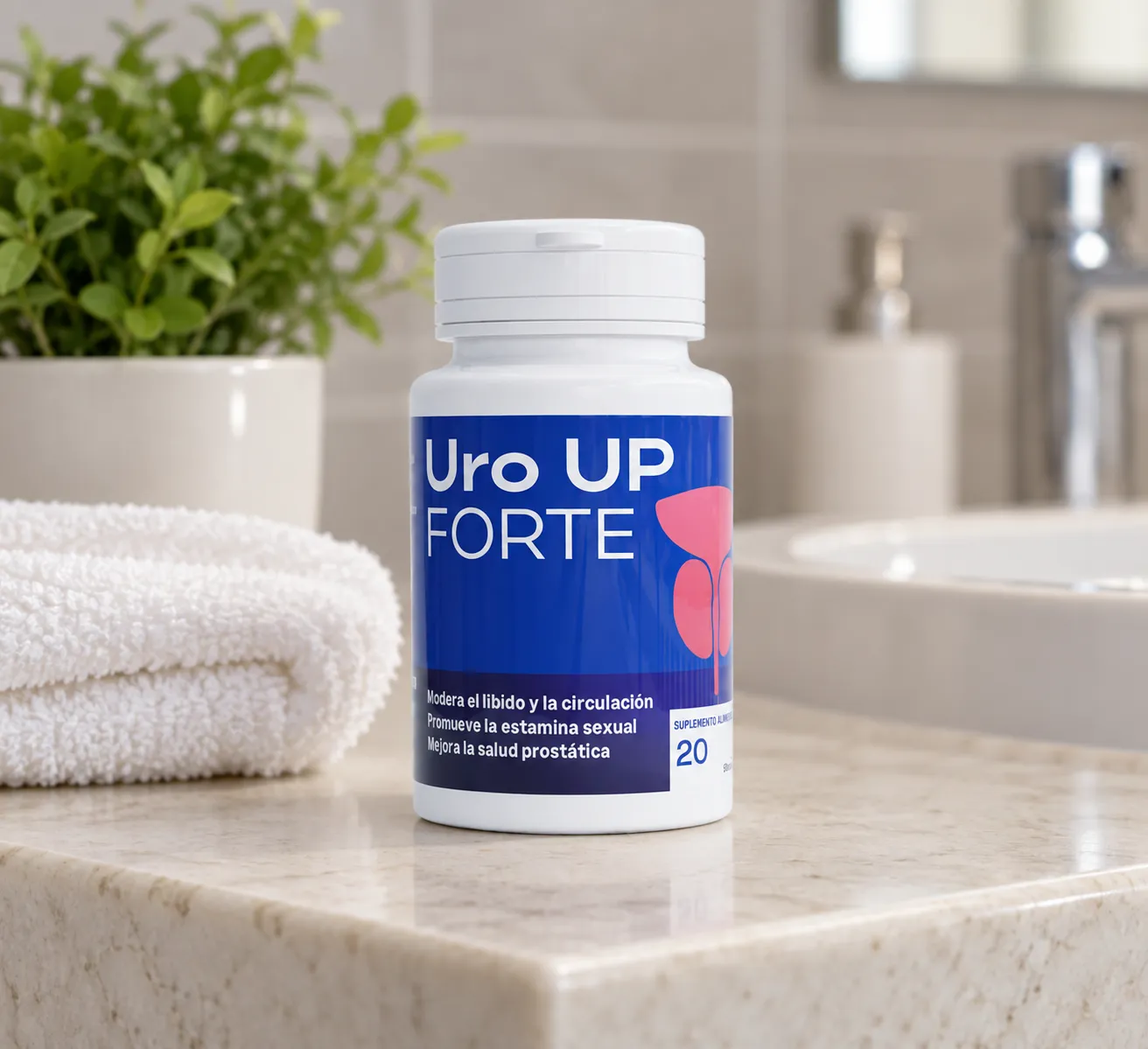 Uro UP Forte — Verpackung im Alltag
