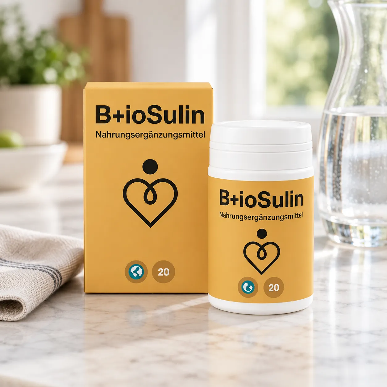 Bio+Sulin — Verpackung im Alltag