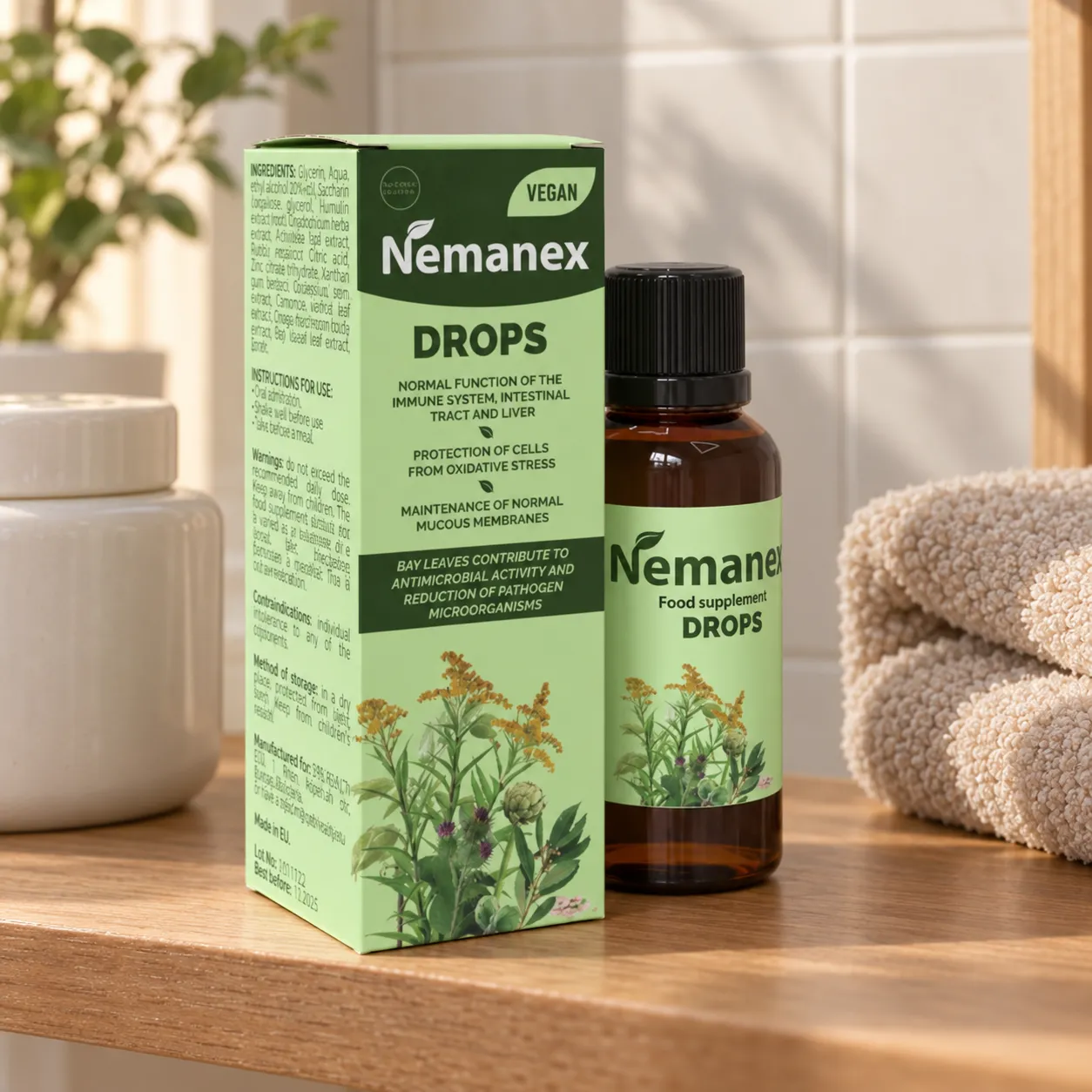 Nemanex — Verpackung im Alltag